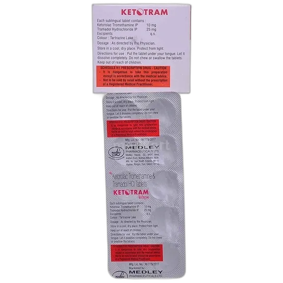 ketotram tablet 10's